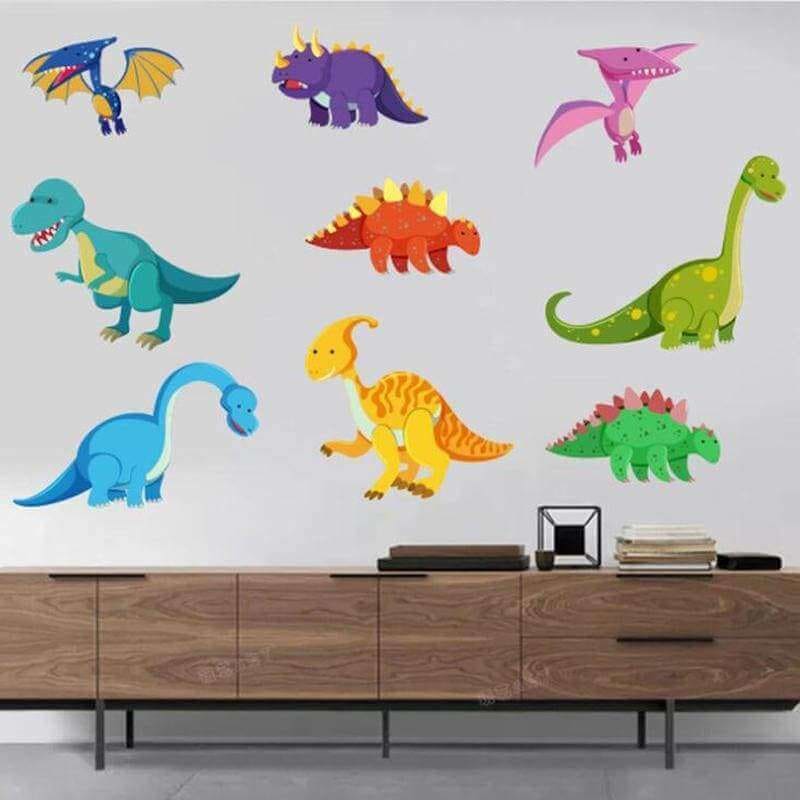 Dinosaur Decals Colorful Dinosaurs