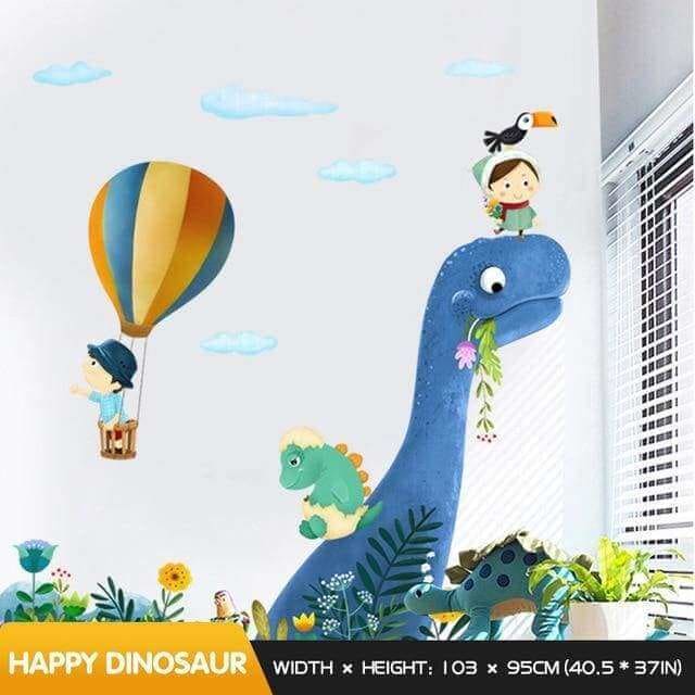 Dinosaur Decals <br> Happy Dinosaur