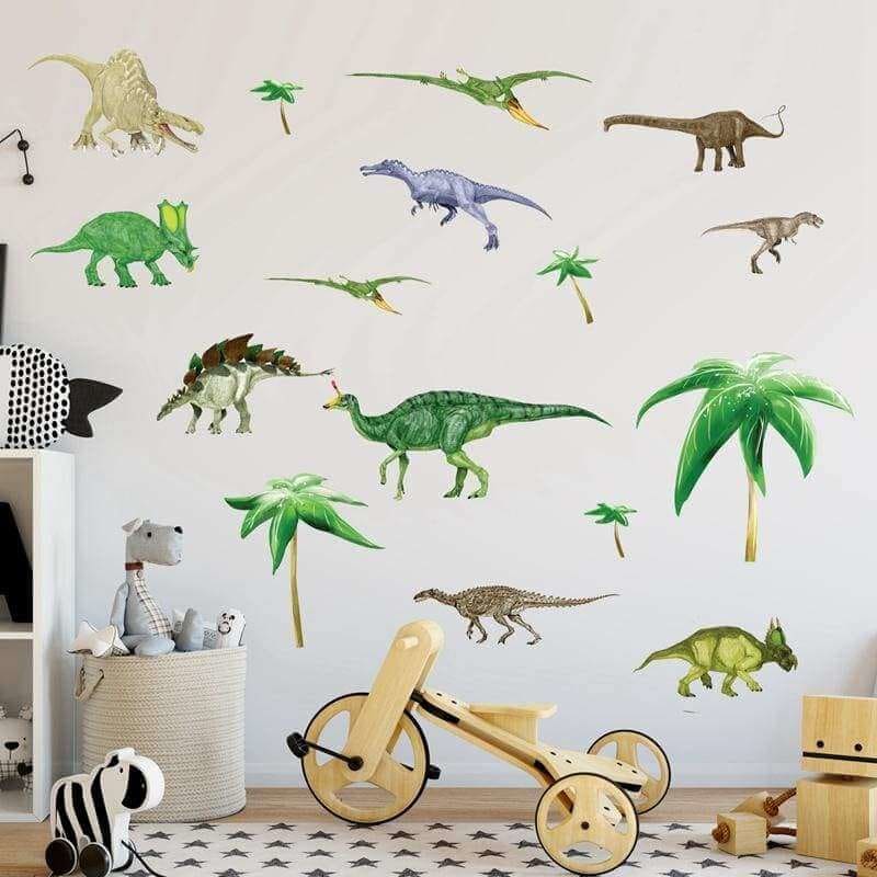 Dinosaur Decals <br> Jurassic Bedroom
