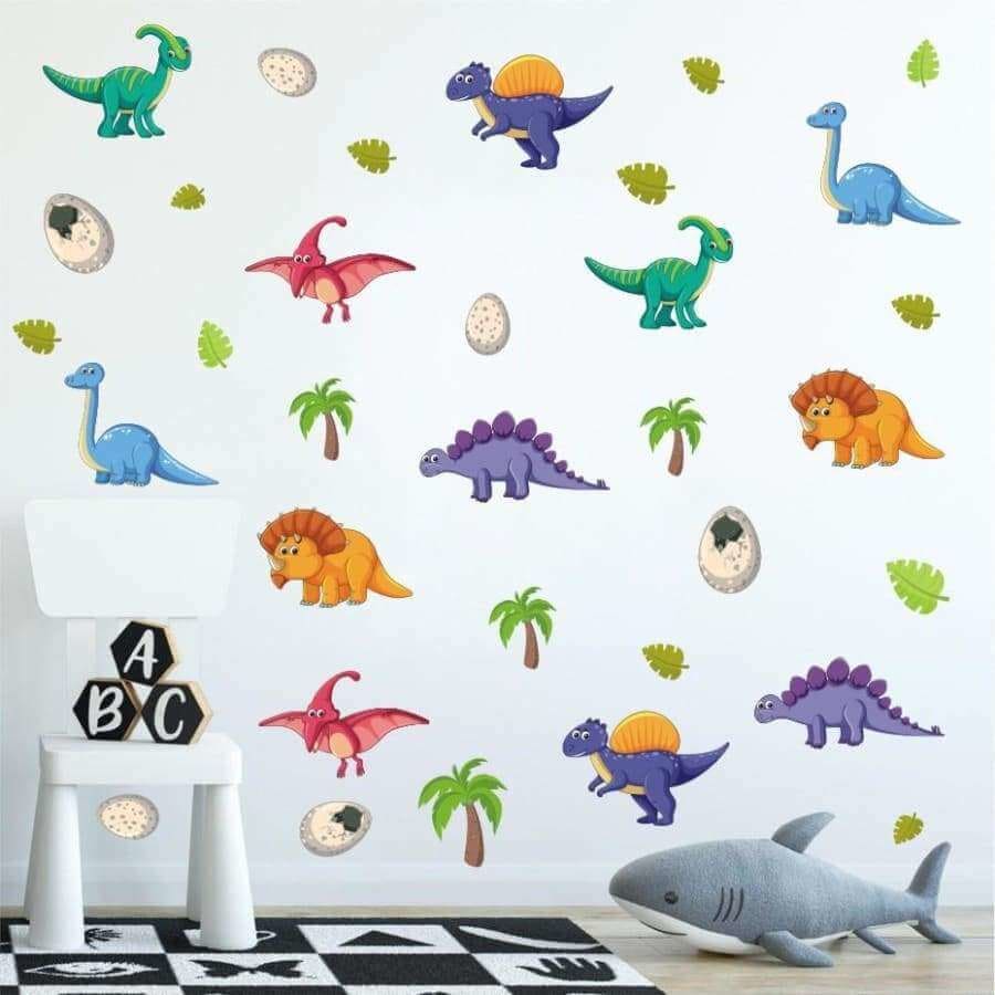 Dinosaur Decals <br> Jurassic Friends