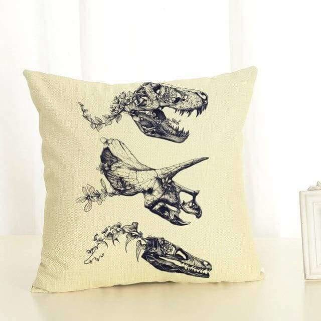 Dinosaur Fossils Pillow Case