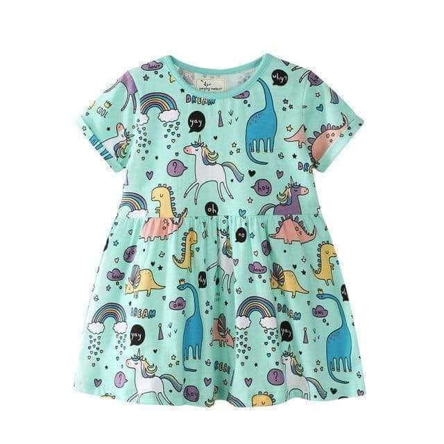 Dinosaurs And Unicorns Dress