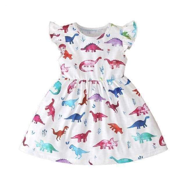 Gentle Dinosaur Summer Dress