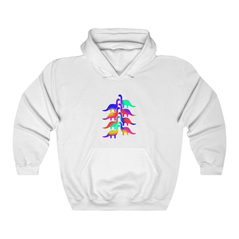 Dinosaur Hooded Sweatshirt For Women Dinosaur Tree - Navy / 