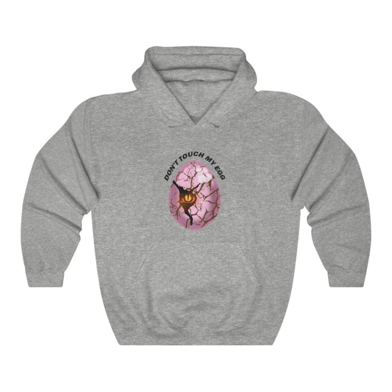 Dinosaur Hooded Sweatshirt For Women <br> Don't Touch My Egg