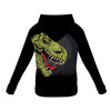 Dinosaur Hooded Sweatshirt Moonlight Terror