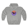 Dinosaur Hooded Sweatshirt For Women Pterodactyl Sunset -