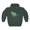 Dinosaur Hooded Sweatshirt Wild Life - Forest Green / S -