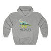 Dinosaur Hooded Sweatshirt Wild Life - Sport Grey / S -