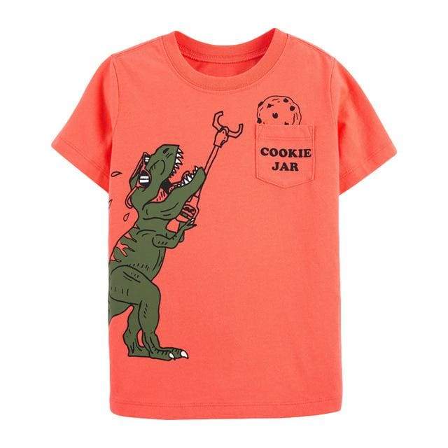 Dinosaur Kid Shirt Cookie Jar