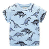 Dinosaur Kid Shirt Light Blue