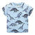 Dinosaur Kid Shirt <br> Light Blue