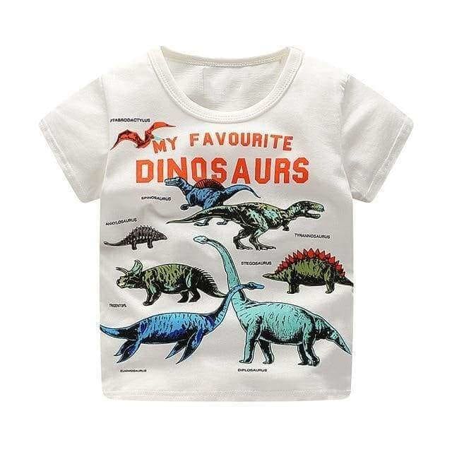 Dinosaur Kid Shirt <br> My Favourite Dinosaurs