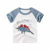 Dinosaur Kid Shirt Welcome To Dinosaur Grey - 24M
