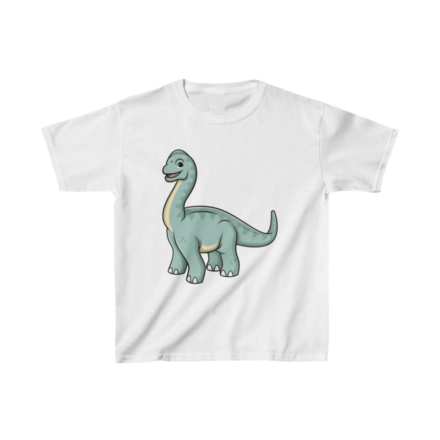 Dinosaur Kids Tee Cute Brachiosaurus
