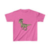 Dinosaur Kids Tee Cute Pachycephalosaurus - Azalea / XS -