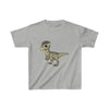 Dinosaur Kids Tee Cute Pachycephalosaurus - Sport Grey / XS