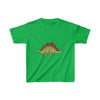Dinosaur Kids Tee Cute Stegosaurus - Irish Green / XS - Kids