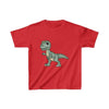 Dinosaur Kids Tee Cute Tyrannosaurus - Red / XS - Kids
