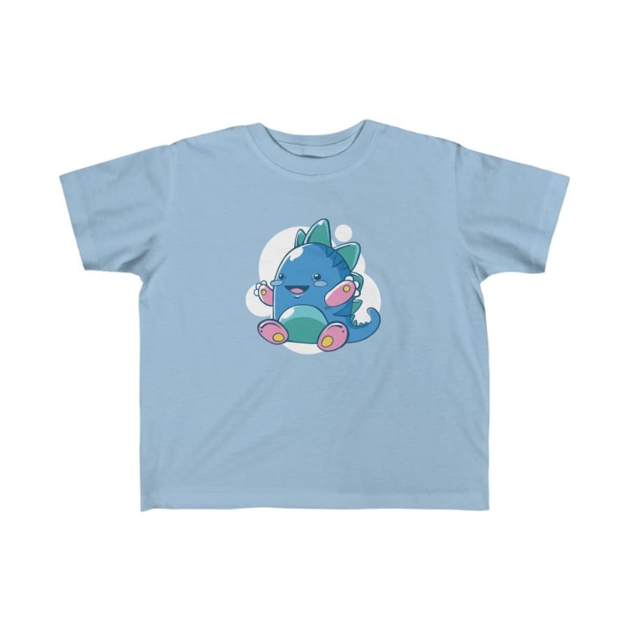 Dinosaur Kids Tee Cutesaurus - Light Blue / 4T - Kids 