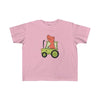 Dinosaur Kids Tee Dino Tractor - Pink / 2T - Kids clothes