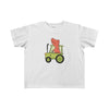 Dinosaur Kids Tee Dino Tractor - White / 2T - Kids clothes