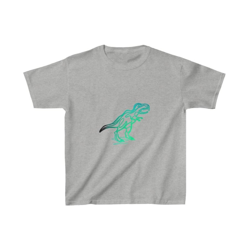 Dinosaur Kids Tee Dinosaur Art - White / L - Kids clothes