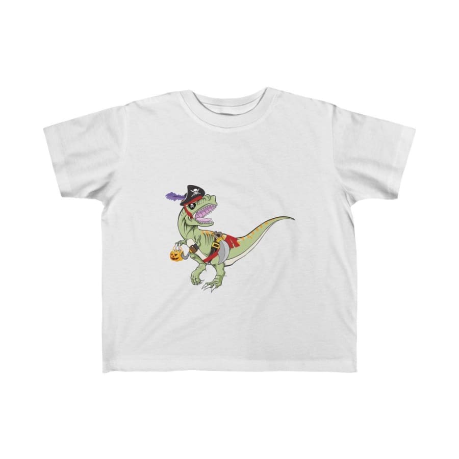 Dinosaur Kids Tee Piratosaurus Rex - White / 4T - Kids 