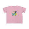 Dinosaur Kids Tee Roaring Into Kindergarten - Pink / 2T -