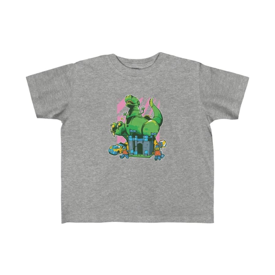 Dinosaur Kids Tee Toysaurus - Heather / 4T - Kids clothes