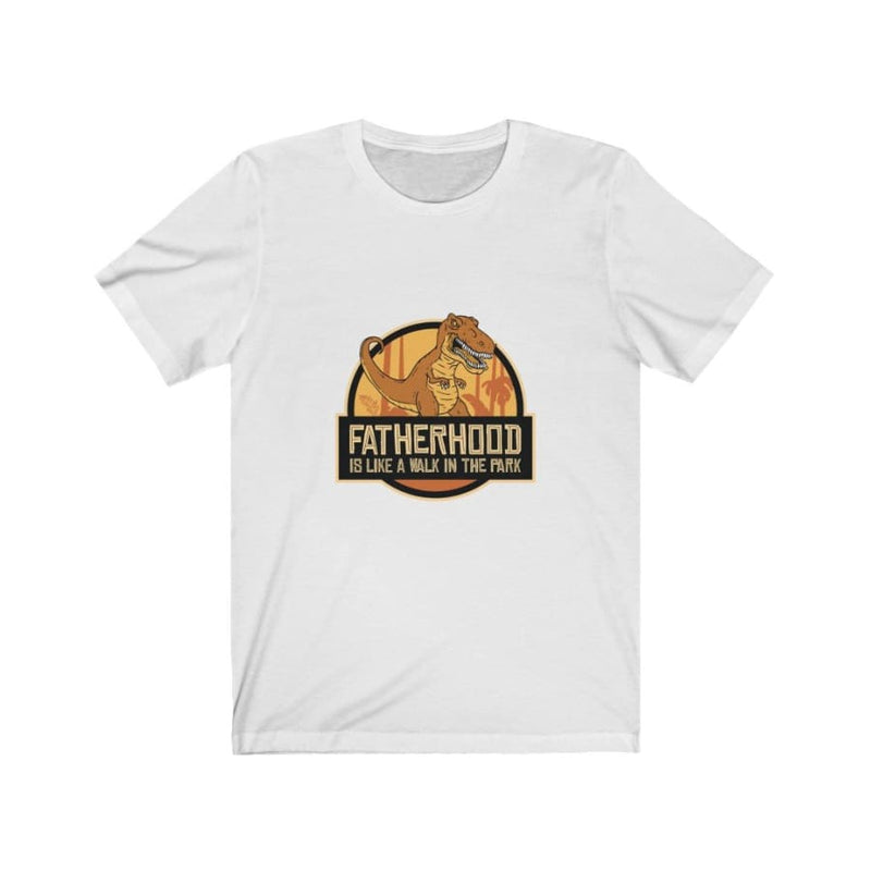 Dinosaur Men Tee Fatherhood - Heather Green / L - T-Shirt