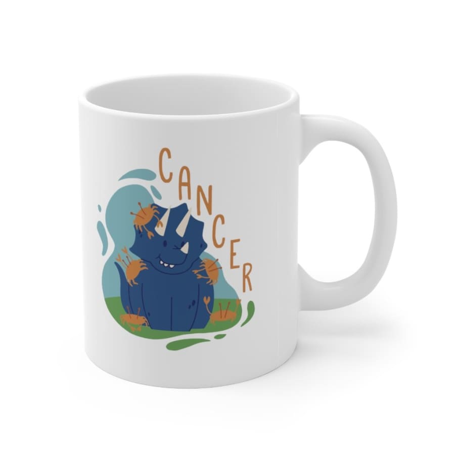 Dinosaur Mug / Cancer - 11oz - Mug