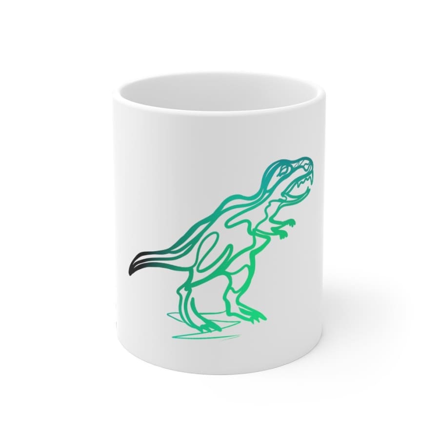 Dinosaur Mug Dinosaur Art - 11oz - Mug