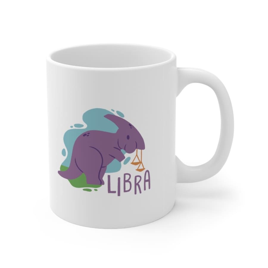 Dinosaur Mug / Libra - 11oz - Mug