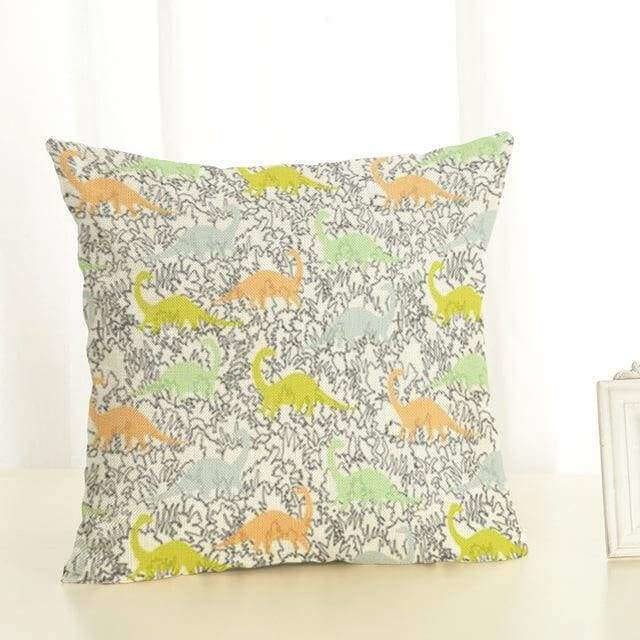 Dinosaur Pillow Cover