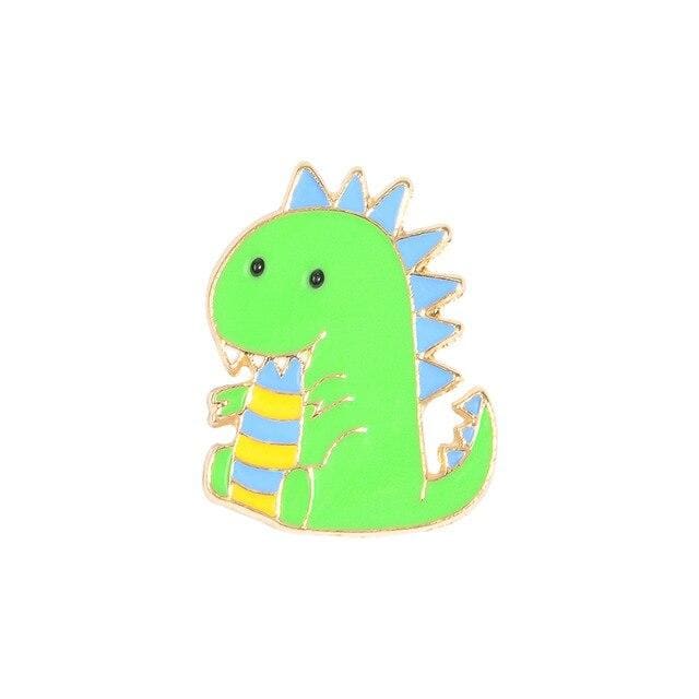 Dinosaur Pin / Cute Dino Pin | Happy Dino