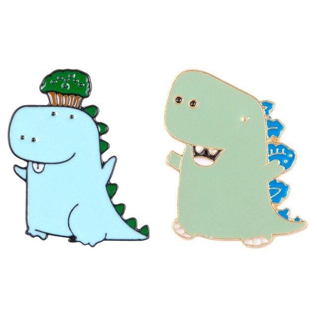 Dinosaur Pins / Fashion Pins | Set Of 2
