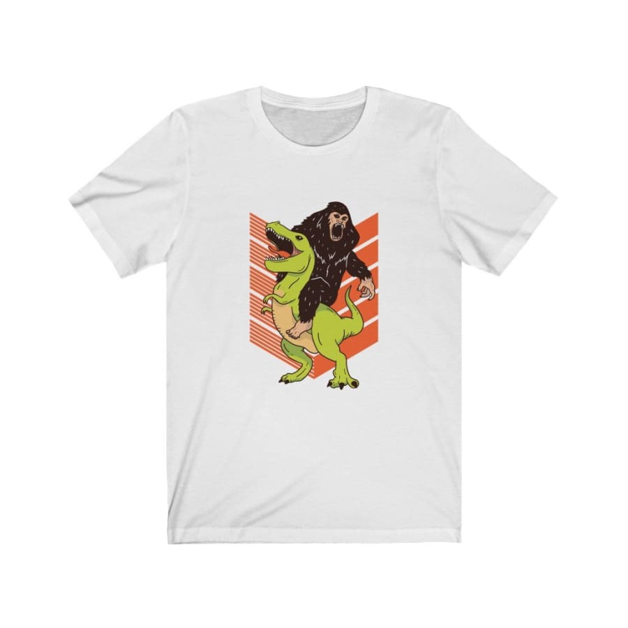 Dinosaur Tee Big Foot - White / L - T-Shirt