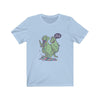Dinosaur Tee Eating Unicorn - Baby Blue / L - T-Shirt