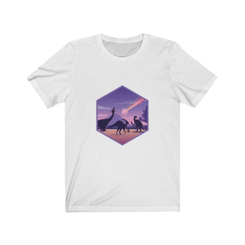 Dinosaur Tee Extinction - Team Purple / L - T-Shirt