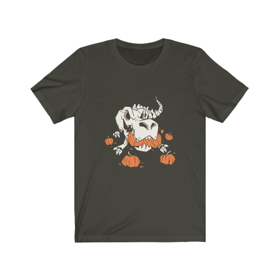 Dinosaur Tee <br> Halloween Skeleton