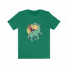 Dinosaur Tee Prehistoric Cowboy - Kelly / XS - T-Shirt