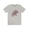Dinosaur Tee Roaring Carnotaurus - Silver / XS - T-Shirt