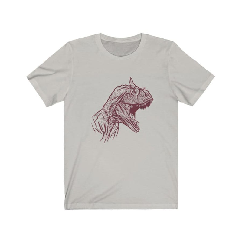 Dinosaur Tee Roaring Carnotaurus - White / L - T-Shirt