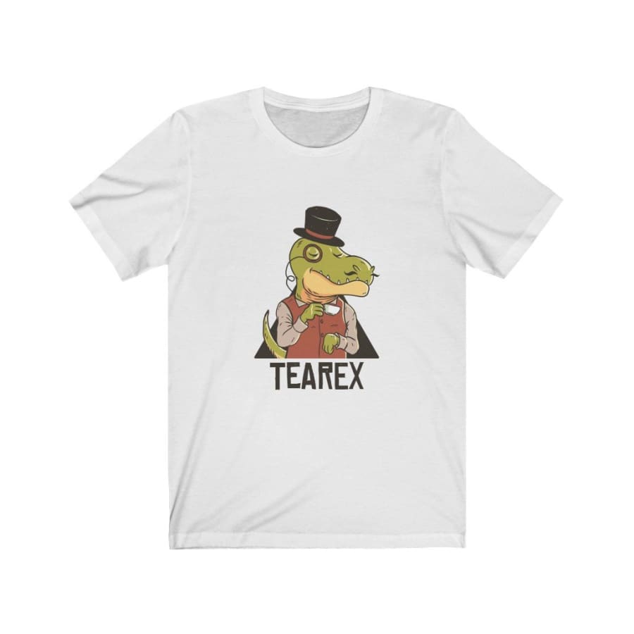 Dinosaur Tee TeaRex - White / L - T-Shirt