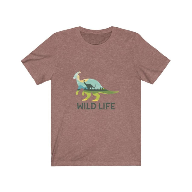 Dinosaur Tee Wild Life - White / L - T-Shirt