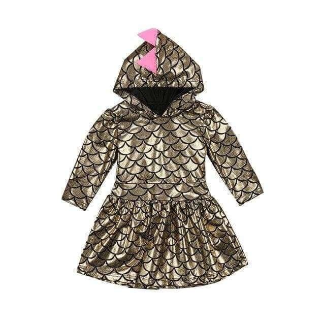 Cute Dinosaur Dress With Spikes