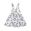 Dinosaur Toddler Dress Retro Fashion