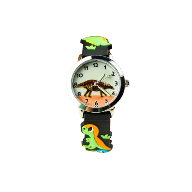 Dinosaur Watch <br> Black Stegosaurus