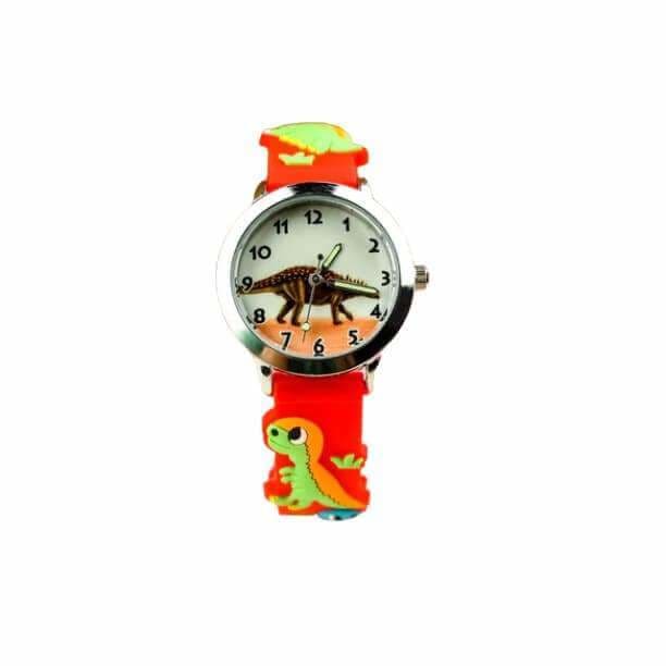 Dinosaur Watch <br> Red Stegosaurus